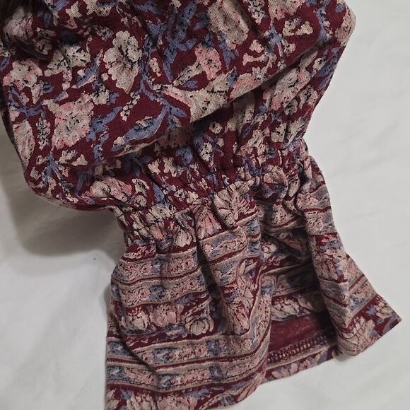 Lucky Brand Long Sleeve V-Neck Floral Top S - Picture 7 of 7